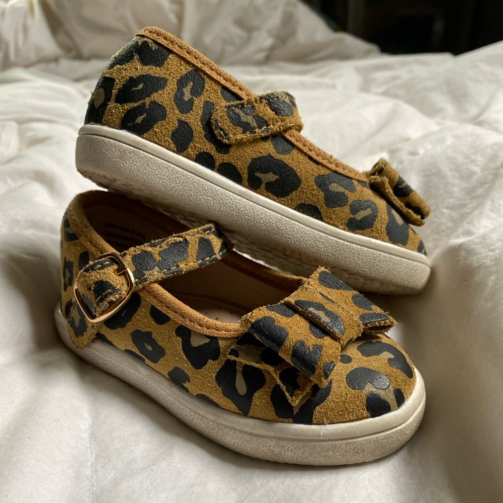 Monkey Feet Cheetah Mary Janes
